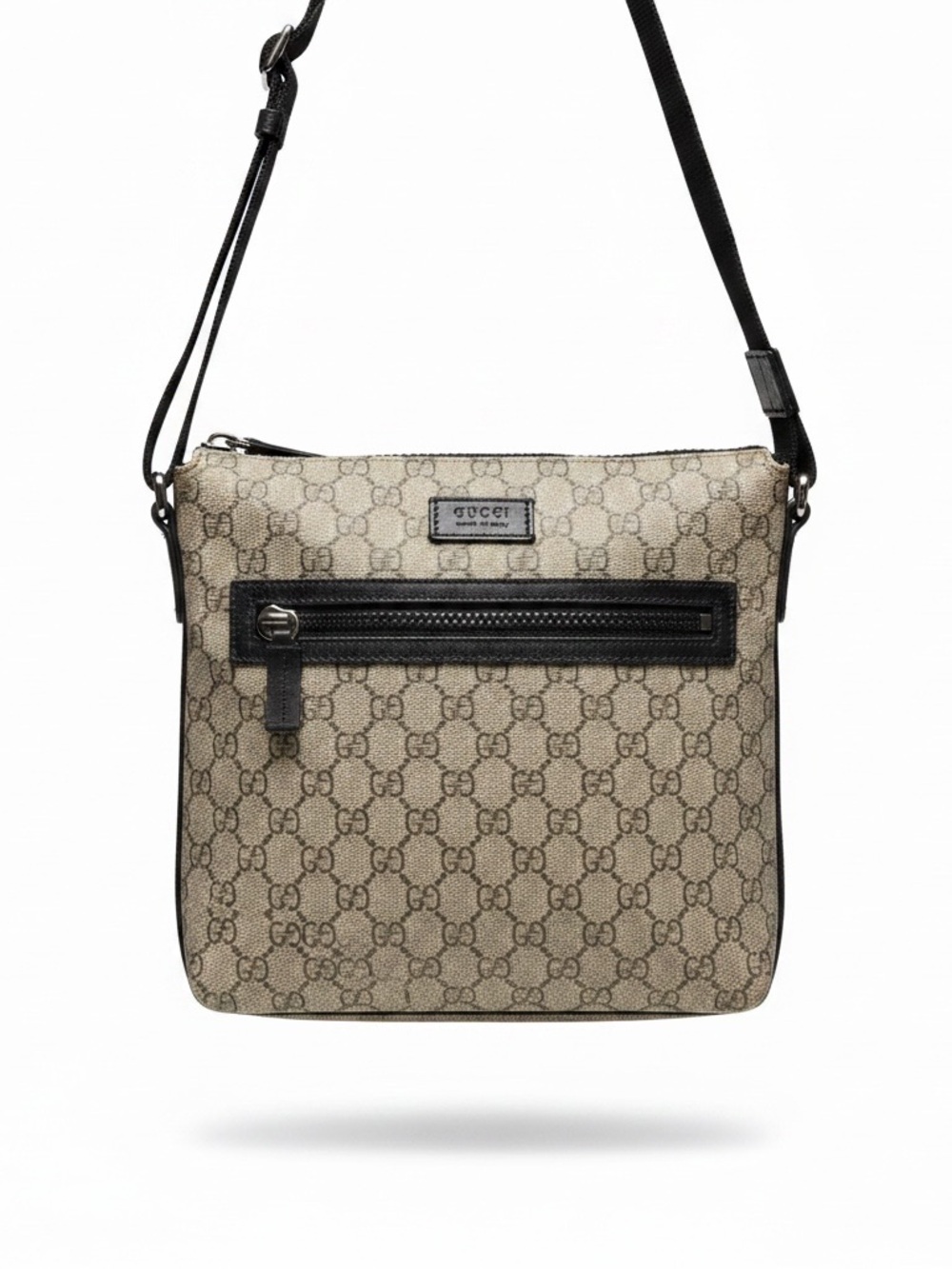 Gucci Beige and Black Women's Bag Crossbody